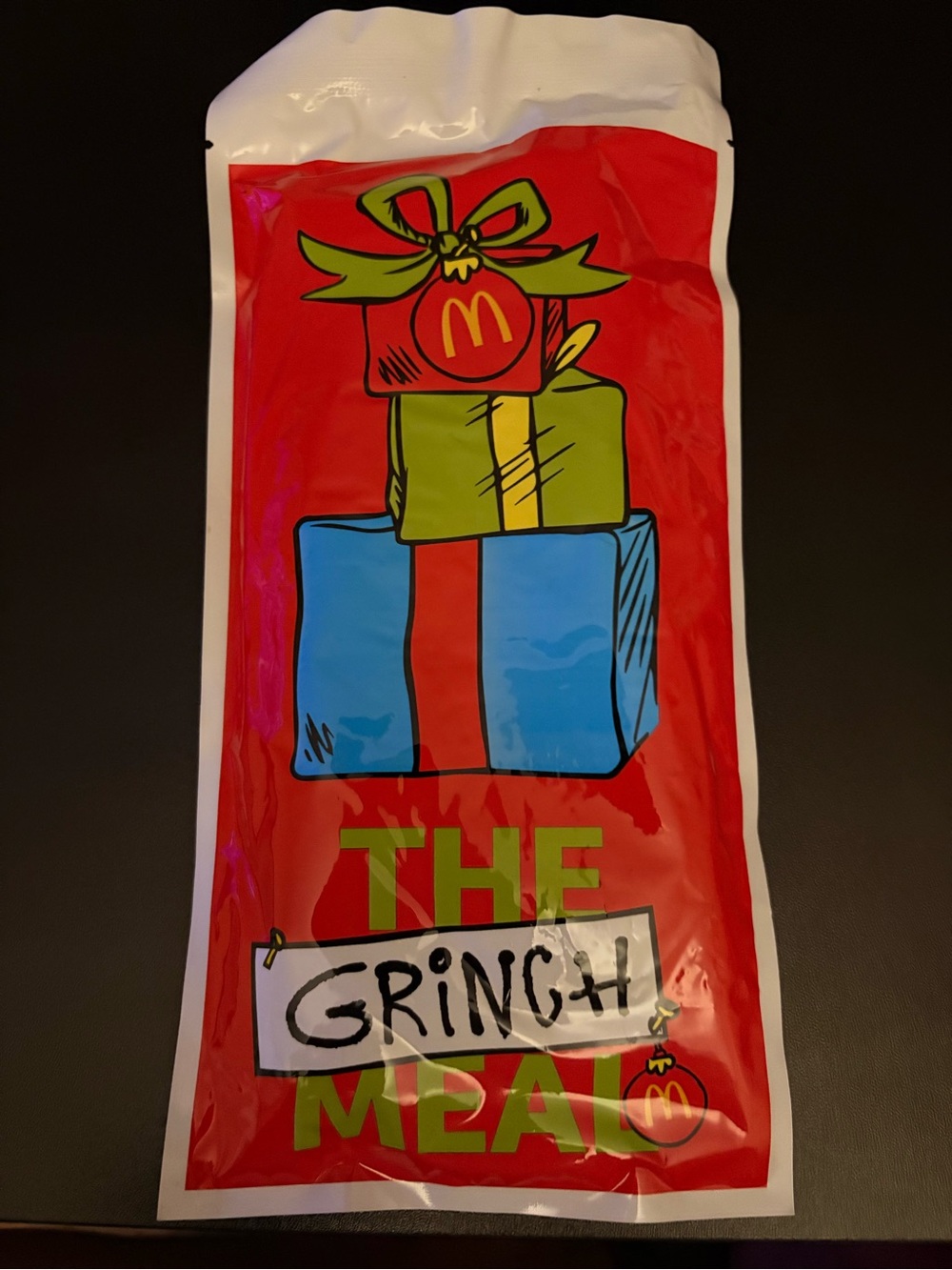 McDonald’s 2025 The Grinch Meal Socks Sealed NWT Mystery Color